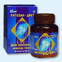 Хитозан-диет капсулы 300 мг, 90 шт - Нюксеница